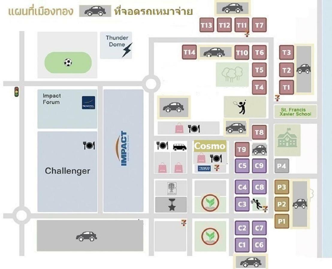 Popular Condo C6 Nonthaburi Bagian luar foto